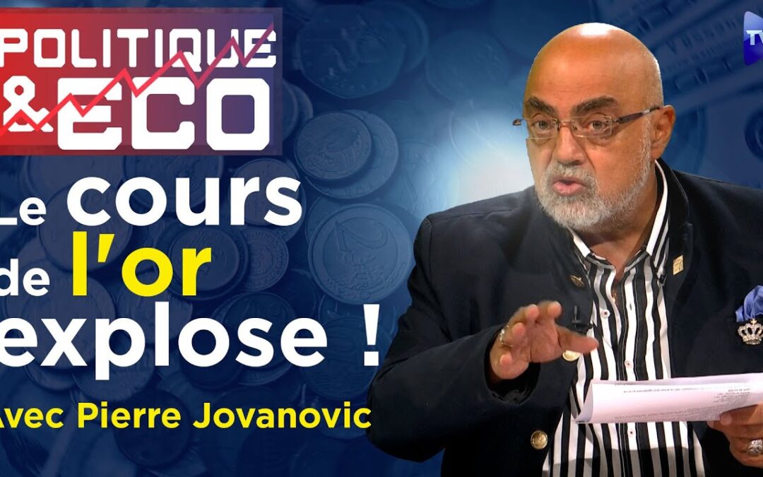 pierre jovanovic sur un plateau de télévision