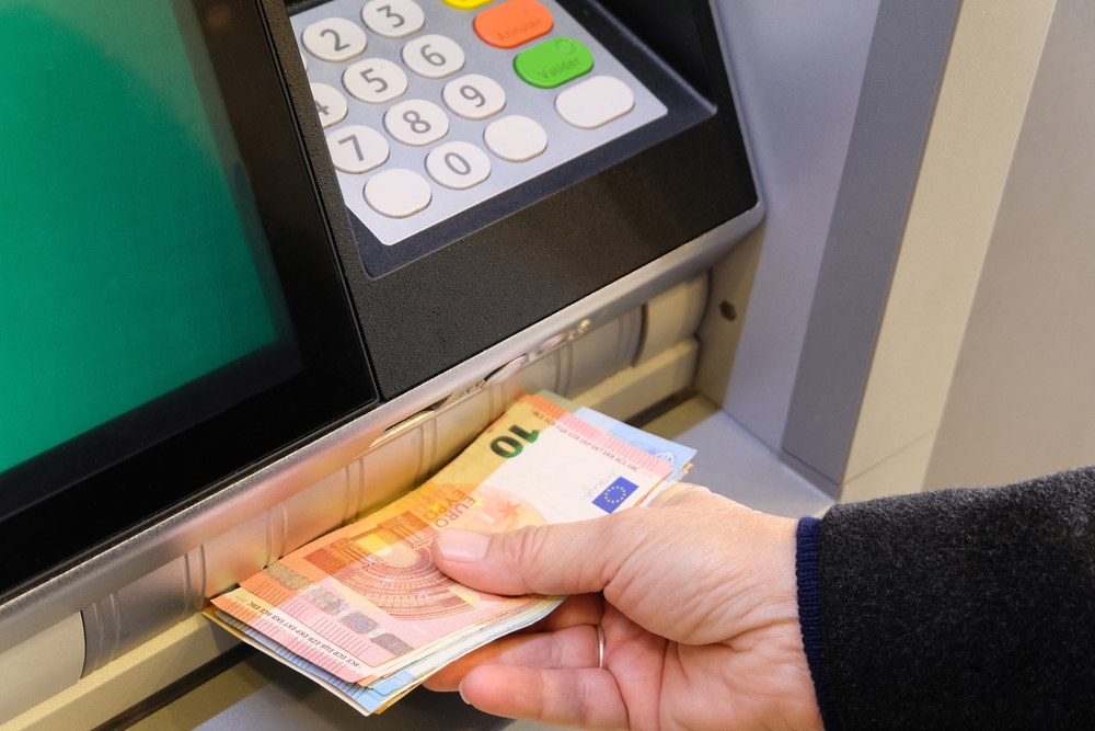 distributeur de billets de banque